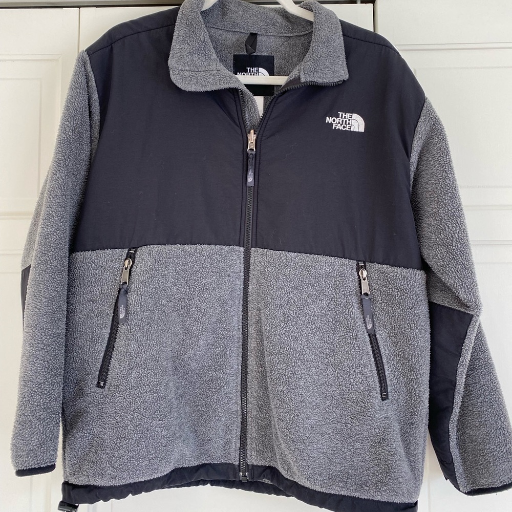 North Force Grey & Black Fleece Jacket (Youth XL)
